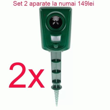 Oferta 2 x Aparat cu ultrasunete impotriva pasarilor si animalelor